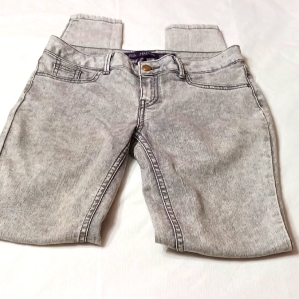 Zara Black washed jegging Size 4 Eur 36 skinny leg tight ankle Pre Owned slim